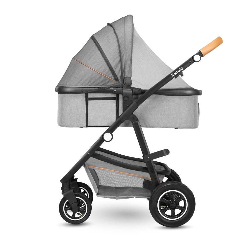 Lionelo - Комбинированная коляска 2 в 1 AMBER Grey Stone