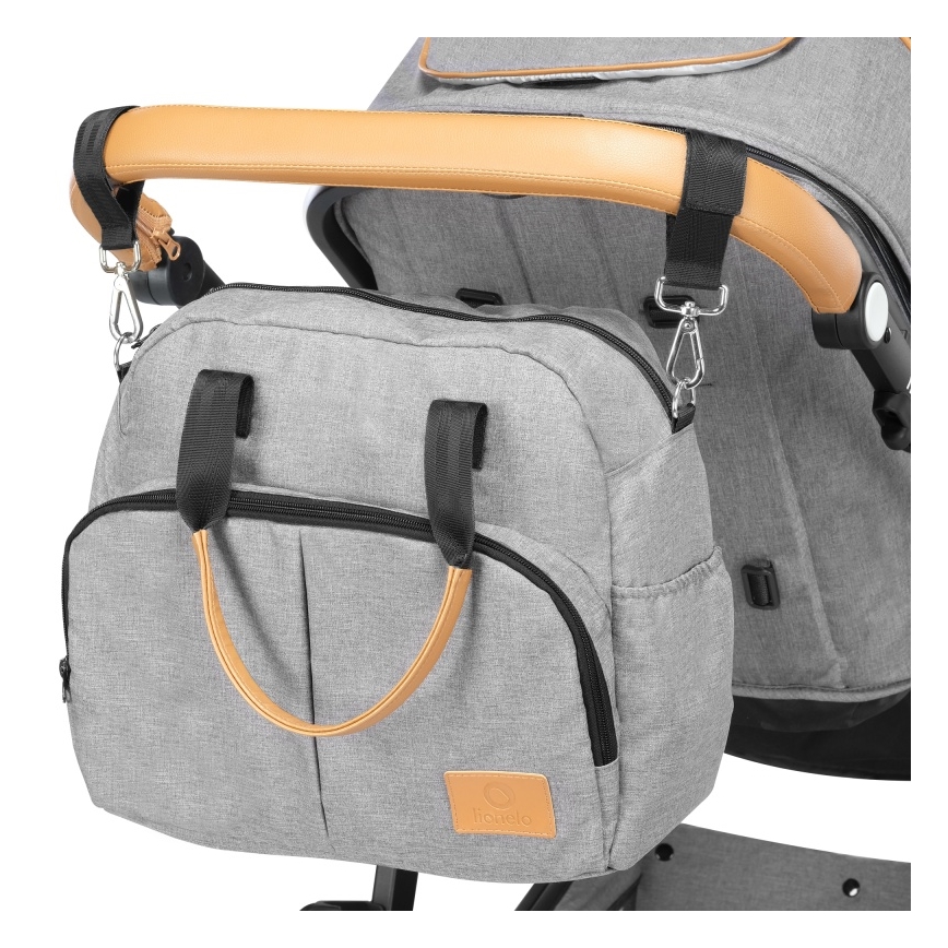 Lionelo - Комбинированная коляска 2 в 1 AMBER Grey Stone