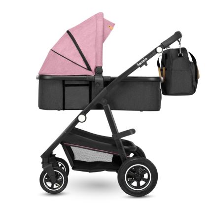 Lionelo - комбинированная коляска 2 в 1 AMBER Pink Rose