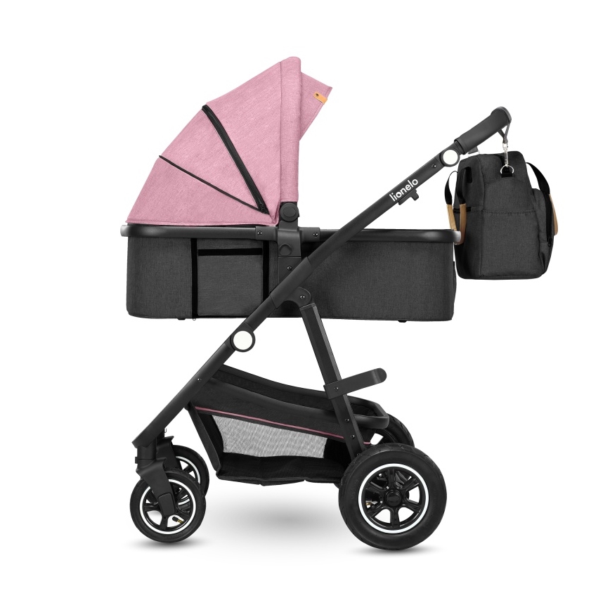 Lionelo - комбинированная коляска 2 в 1 AMBER Pink Rose