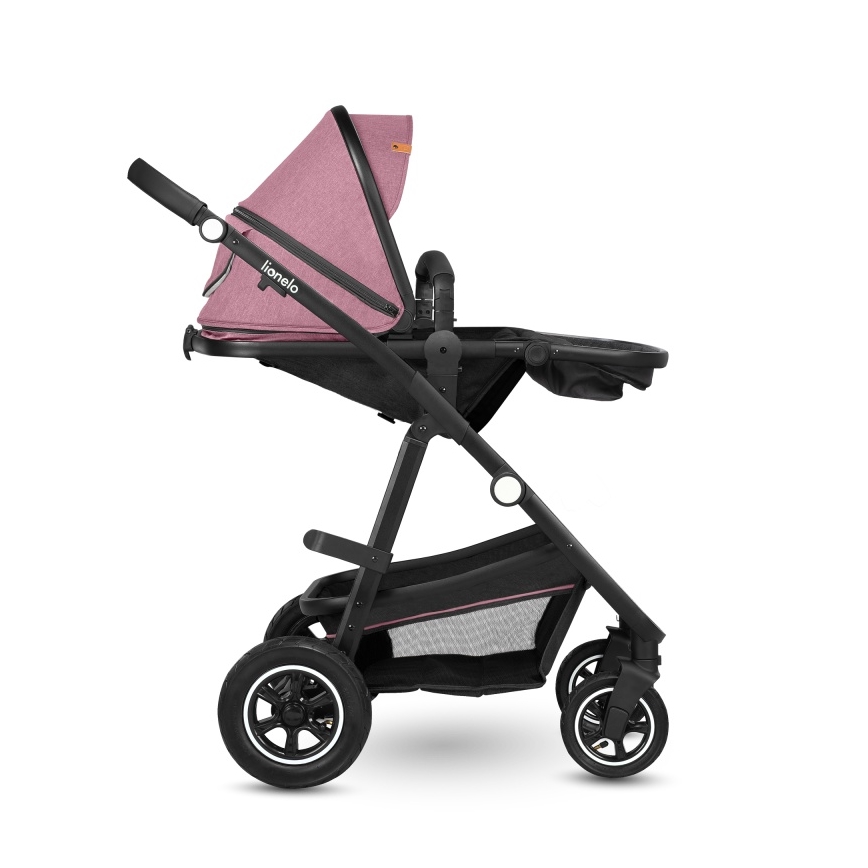 Lionelo - комбинированная коляска 2 в 1 AMBER Pink Rose