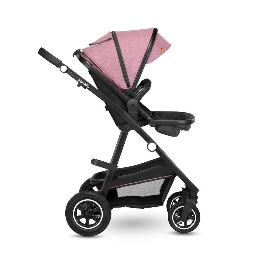 Lionelo - комбинированная коляска 2 в 1 AMBER Pink Rose
