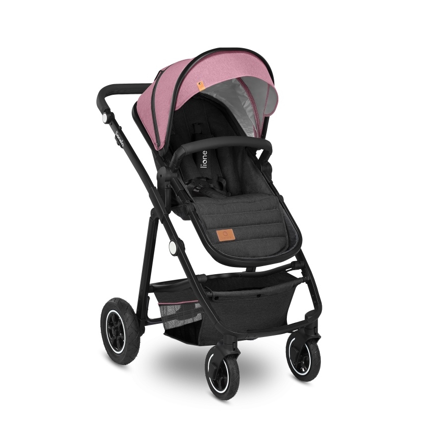 Lionelo - комбинированная коляска 2 в 1 AMBER Pink Rose