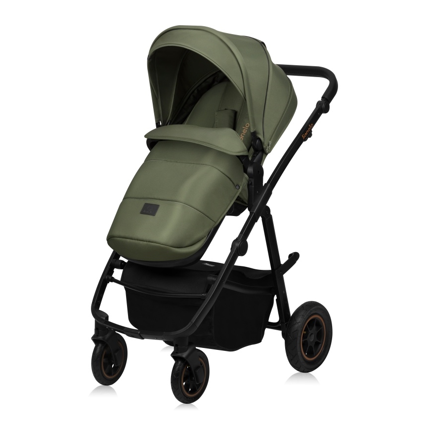 Lionelo - Комбинированная коляска 2 в 1 AMBER PLUS Лесной зелёный