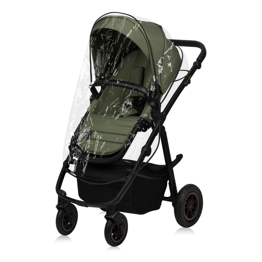 Lionelo - Комбинированная коляска 2 в 1 AMBER PLUS Лесной зелёный