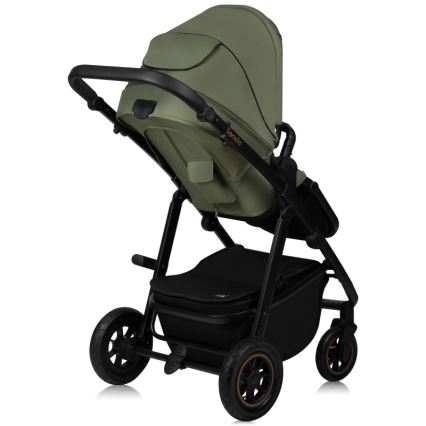 Lionelo - Комбинированная коляска 2 в 1 AMBER PLUS Лесной зелёный