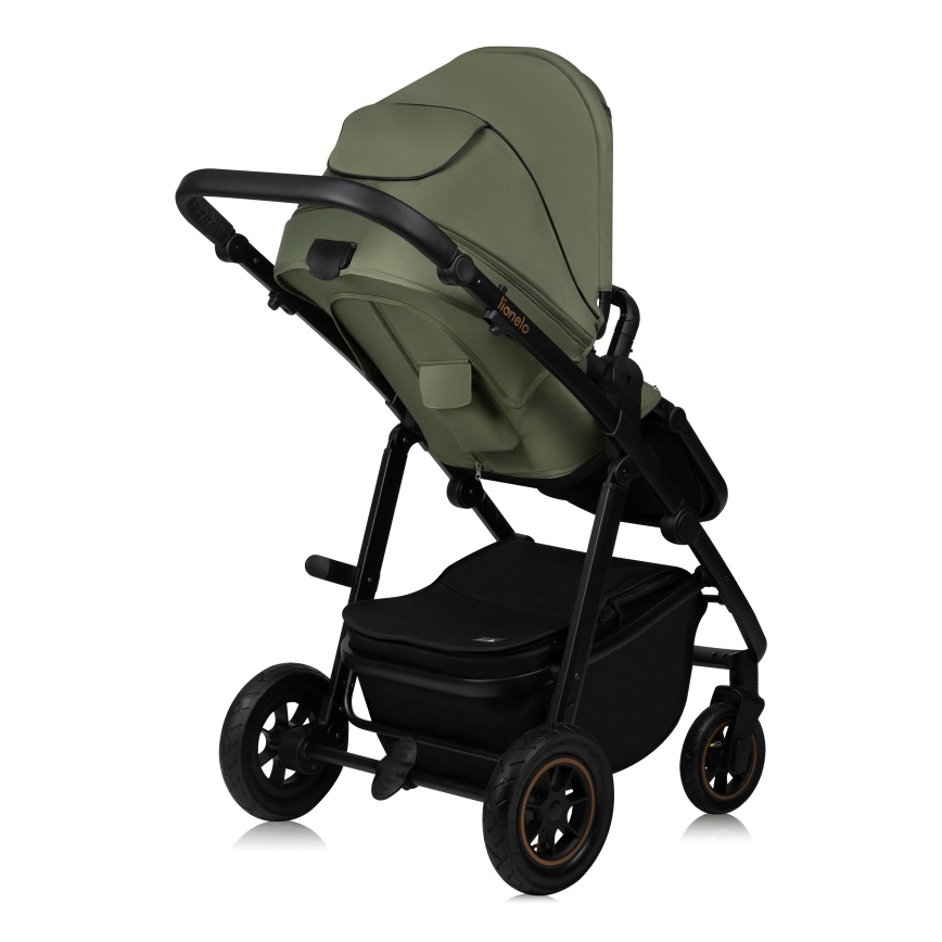 Lionelo - Комбинированная коляска 2 в 1 AMBER PLUS Лесной зелёный