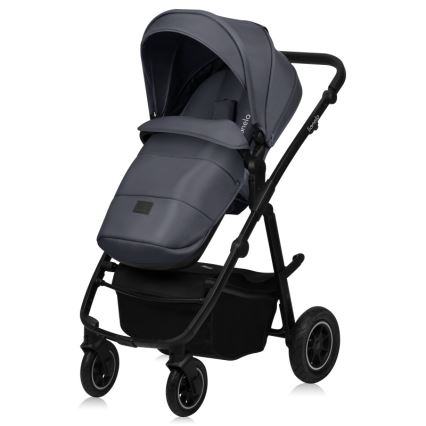 Lionelo - Комбинированная коляска 2 в 1 AMBER PLUS Серый графит