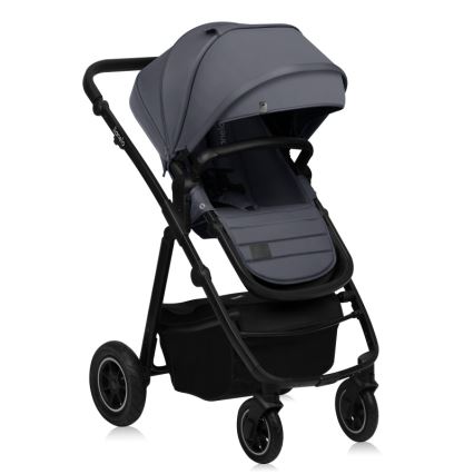 Lionelo - Комбинированная коляска 2 в 1 AMBER PLUS Серый графит