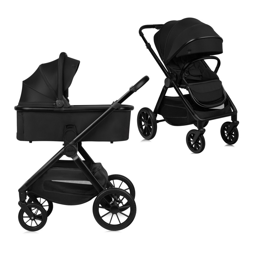 Lionelo - комбинированная коляска 2 в 1 LAYLA Black Onyx