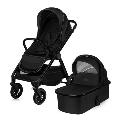 Lionelo - комбинированная коляска 2 в 1 LAYLA Black Onyx