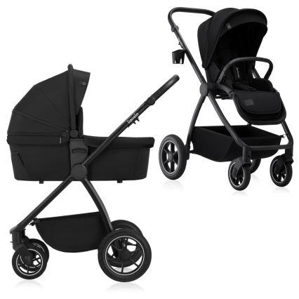 Lionelo - Комбинированная коляска 2 в 1 MERIL Black Onyx