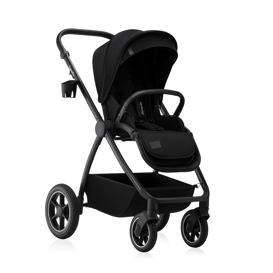 Lionelo - Комбинированная коляска 2 в 1 MERIL Black Onyx