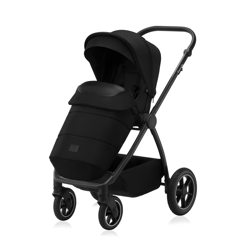 Lionelo - Комбинированная коляска 2 в 1 MERIL Black Onyx