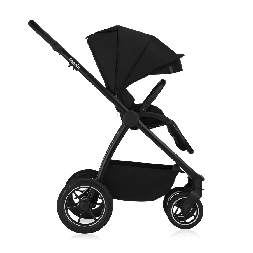 Lionelo - Комбинированная коляска 2 в 1 MERIL Black Onyx