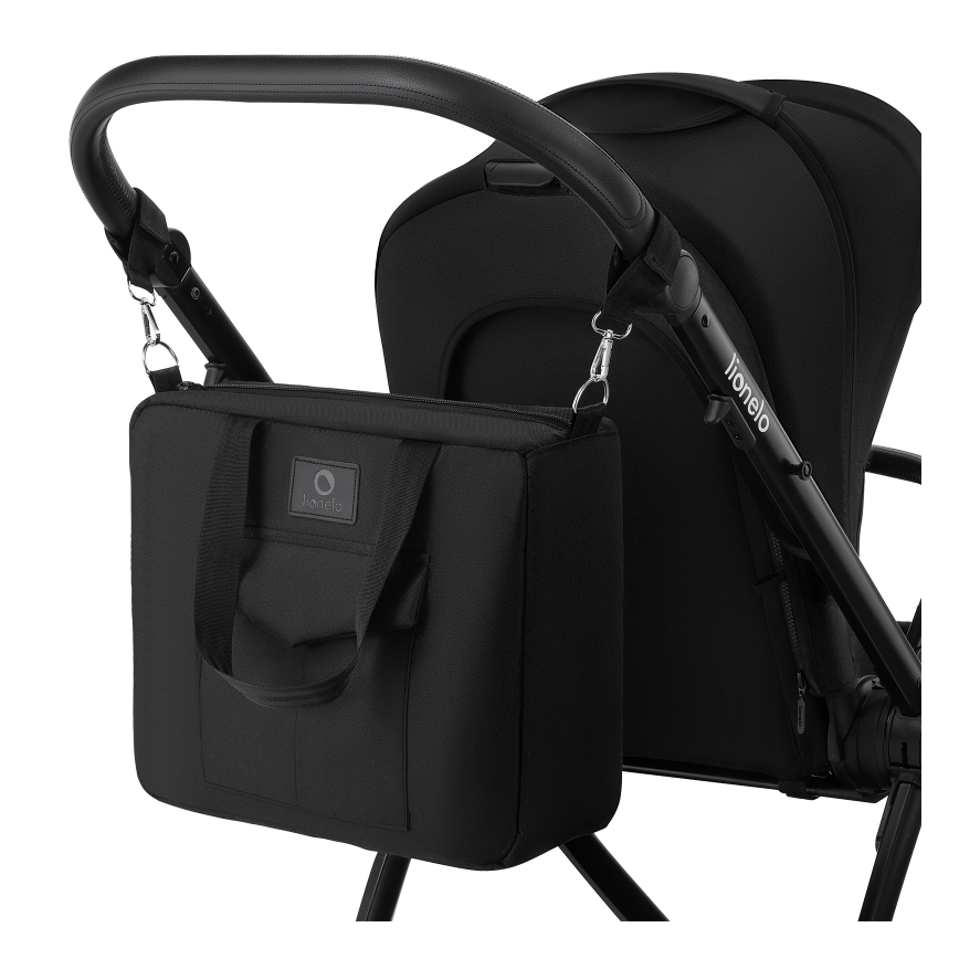 Lionelo - Комбинированная коляска 2 в 1 MERIL Black Onyx