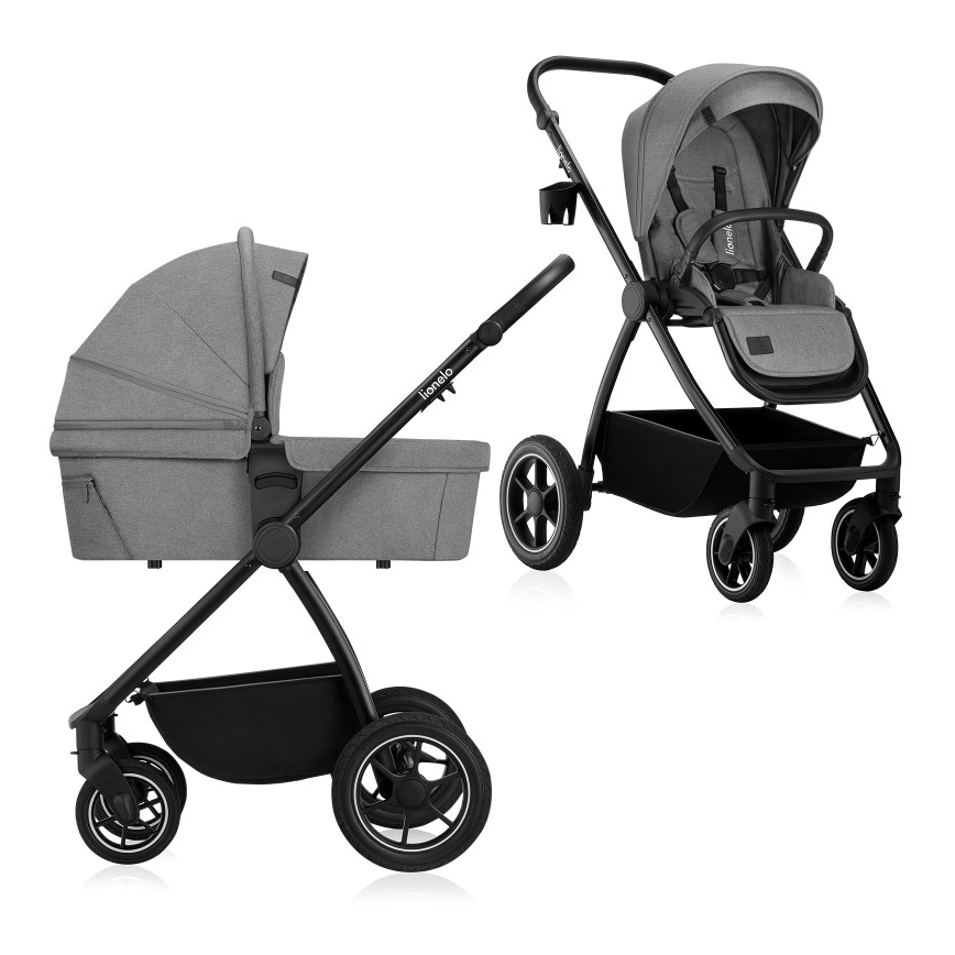 Lionelo - комбинированная коляска 2 в 1 MERIL Grey Stone