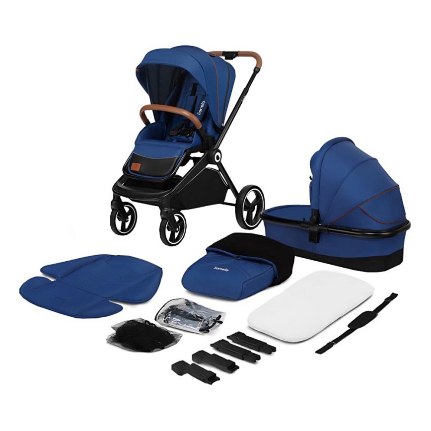 Lionelo - Комбинированная коляска 2 в 1 MIKA Blue Navy