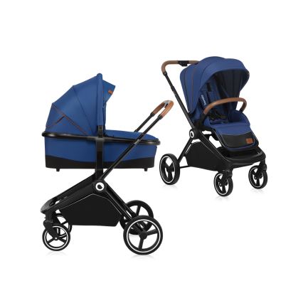 Lionelo - Комбинированная коляска 2 в 1 MIKA Blue Navy