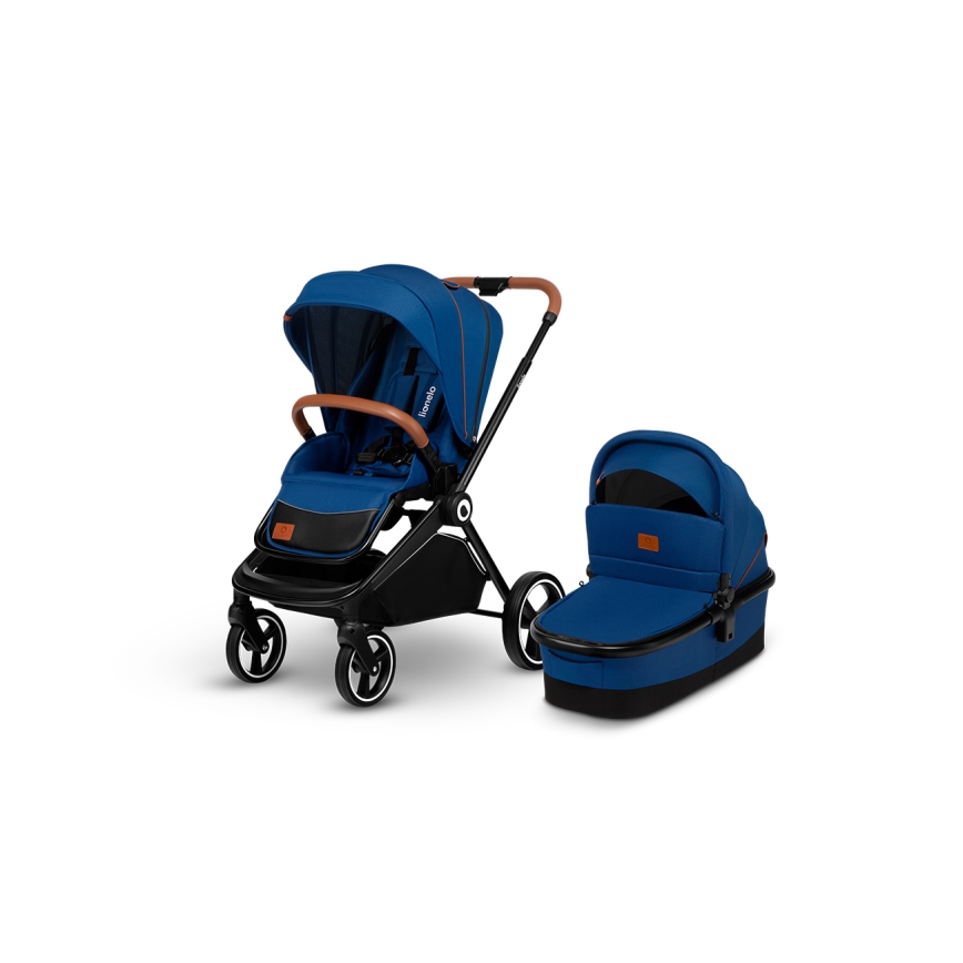 Lionelo - Комбинированная коляска 2 в 1 MIKA Blue Navy