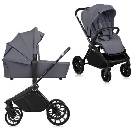 Lionelo - Комбинированная коляска 2 в 1 MIKA PLUS Grey Stone