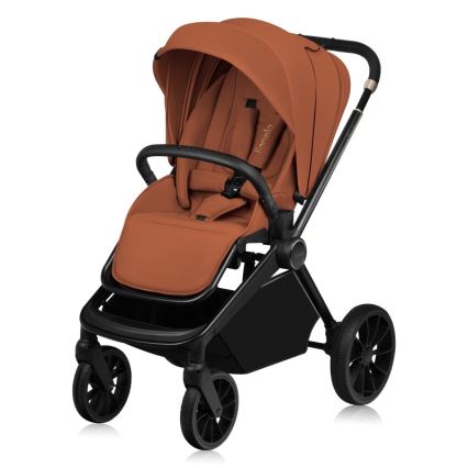 Lionelo - Комбинированная коляска 2 в 1 MIKA PLUS Коричневый ржавый