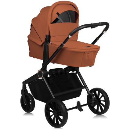 Lionelo - Комбинированная коляска 2 в 1 MIKA PLUS Коричневый ржавый