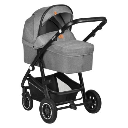 Lionelo - комбинированная коляска 3 в 1 BIANKA Grey Stone