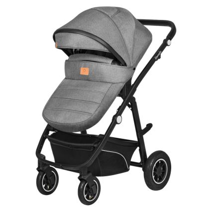 Lionelo - комбинированная коляска 3 в 1 BIANKA Grey Stone