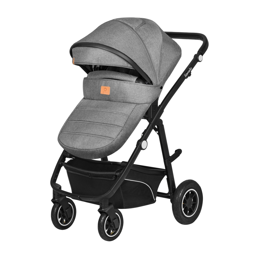 Lionelo - комбинированная коляска 3 в 1 BIANKA Grey Stone