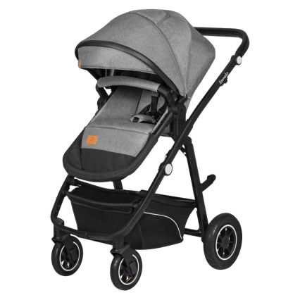Lionelo - комбинированная коляска 3 в 1 BIANKA Grey Stone