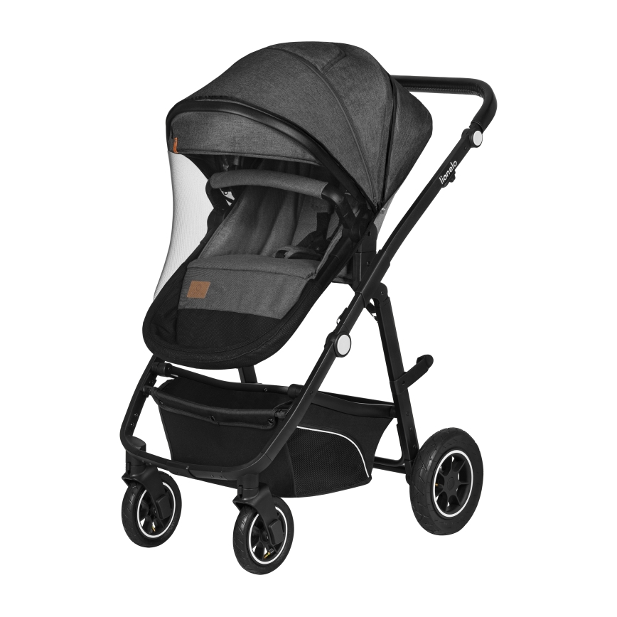 Lionelo - комбинированная коляска 3 в 1 BIANKA Grey Stone