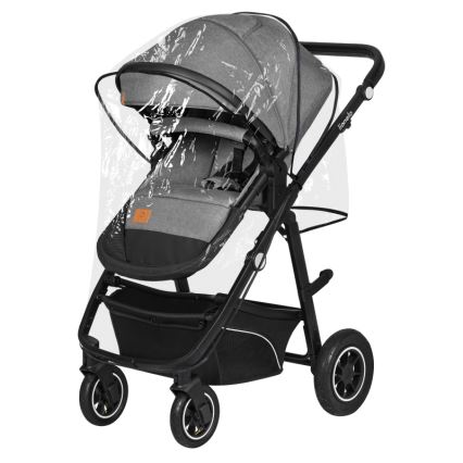 Lionelo - комбинированная коляска 3 в 1 BIANKA Grey Stone