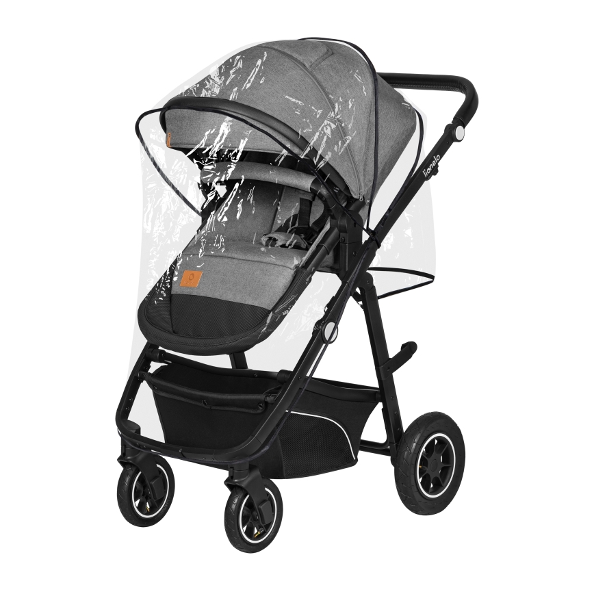 Lionelo - комбинированная коляска 3 в 1 BIANKA Grey Stone