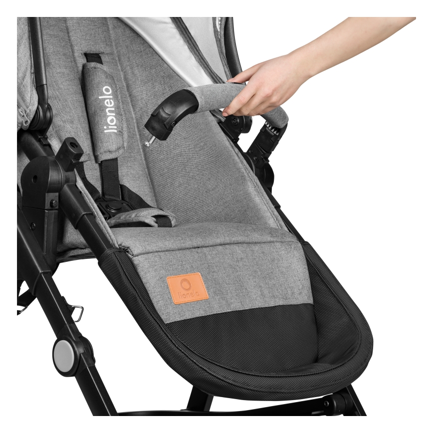 Lionelo - комбинированная коляска 3 в 1 BIANKA Grey Stone