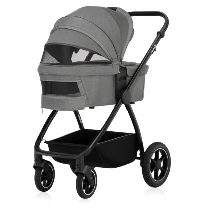 Lionelo - Комбинированная коляска 3 в 1 MERIL Grey Stone