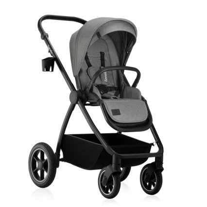 Lionelo - Комбинированная коляска 3 в 1 MERIL Grey Stone