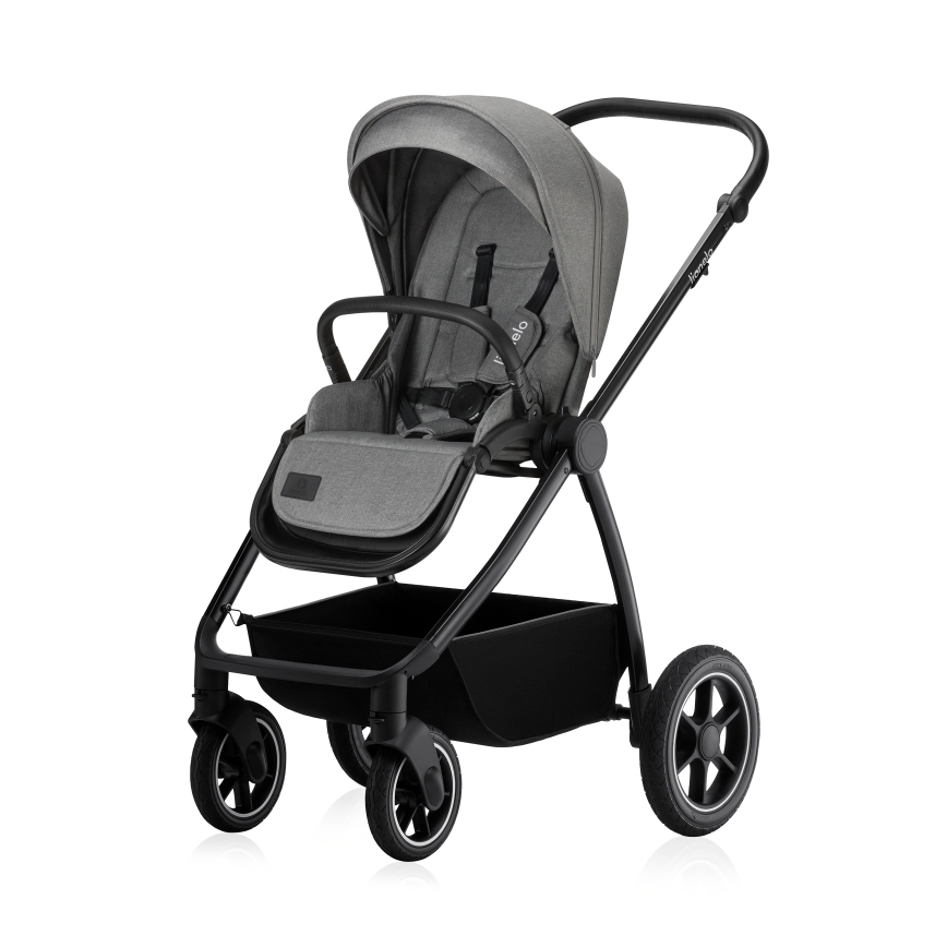 Lionelo - Комбинированная коляска 3 в 1 MERIL Grey Stone