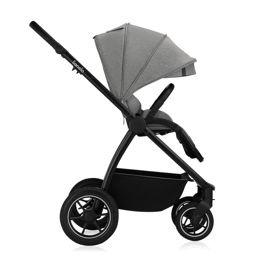 Lionelo - Комбинированная коляска 3 в 1 MERIL Grey Stone