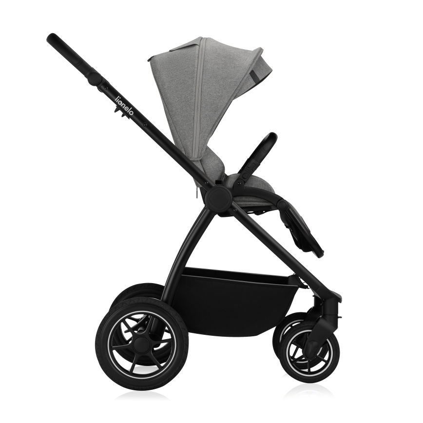 Lionelo - Комбинированная коляска 3 в 1 MERIL Grey Stone