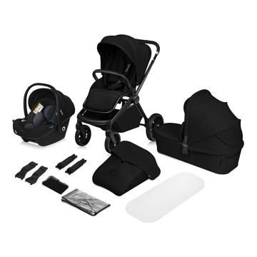 Lionelo - Комбинированная коляска 3 в 1 MIKA PLUS Черный оникс