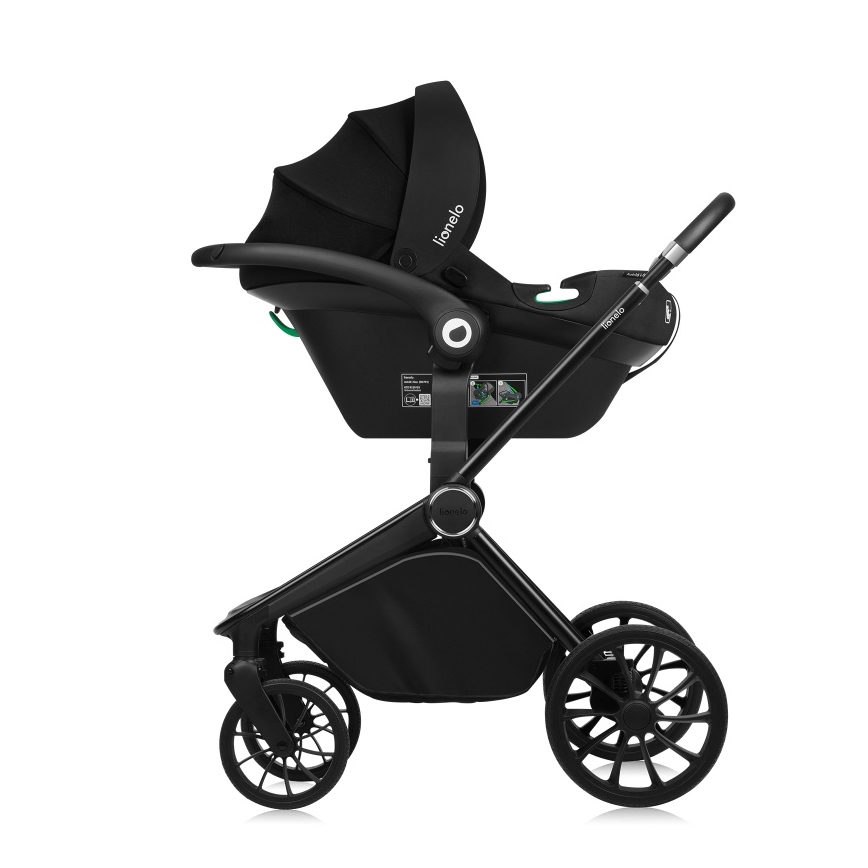 Lionelo - Комбинированная коляска 3 в 1 MIKA PLUS Черный оникс