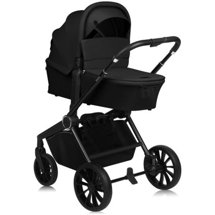 Lionelo - Комбинированная коляска 3 в 1 MIKA PLUS Черный оникс