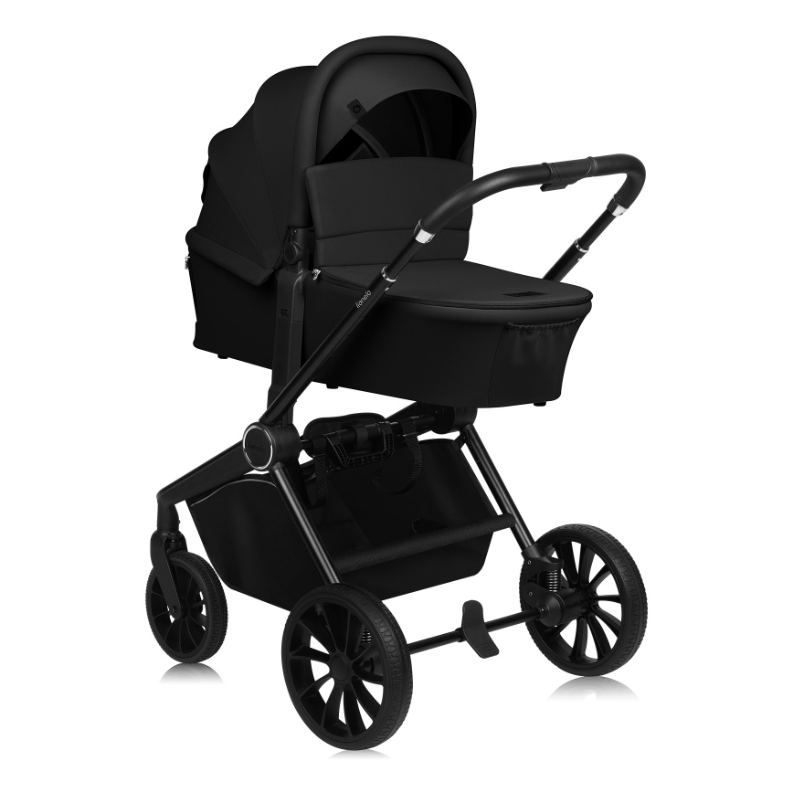 Lionelo - Комбинированная коляска 3 в 1 MIKA PLUS Черный оникс