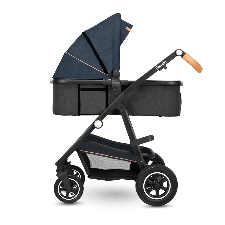 Lionelo - комбінована коляска 2 в 1 AMBER Blue Navy