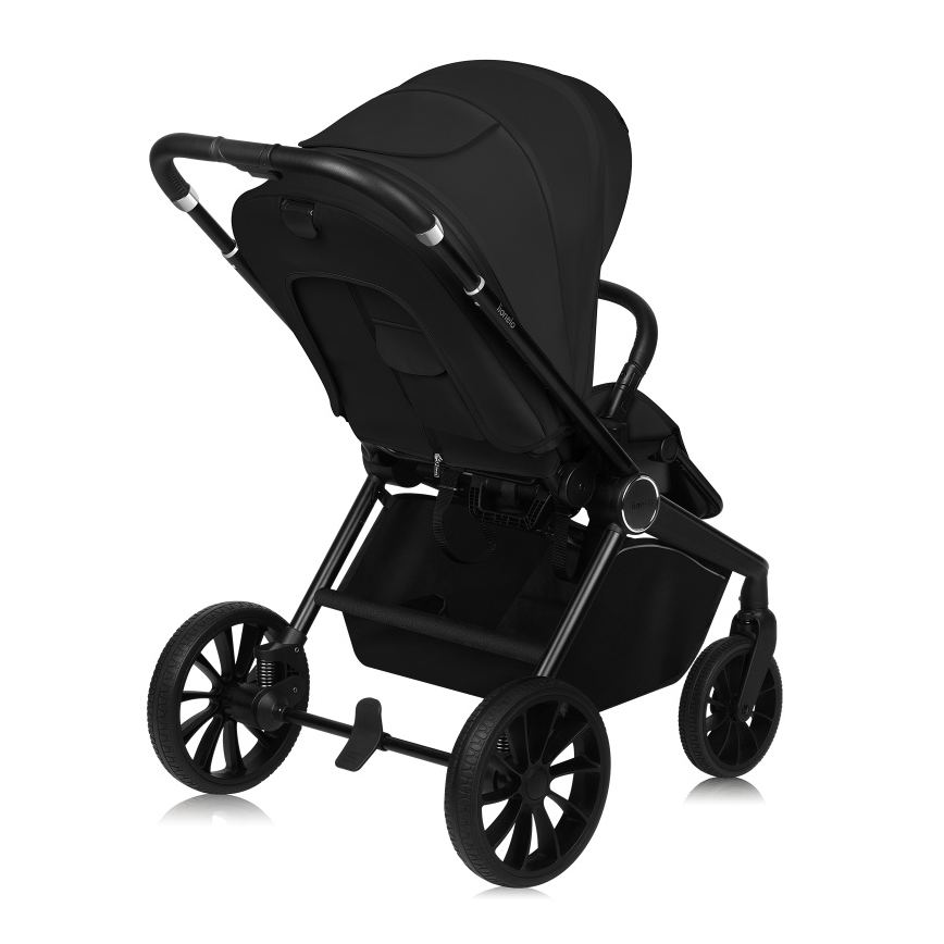 Lionelo - Комбінована коляска 2 в 1 MIKA PLUS Black Onyx