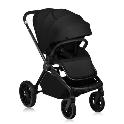 Lionelo - Комбінована коляска 2 в 1 MIKA PLUS Black Onyx