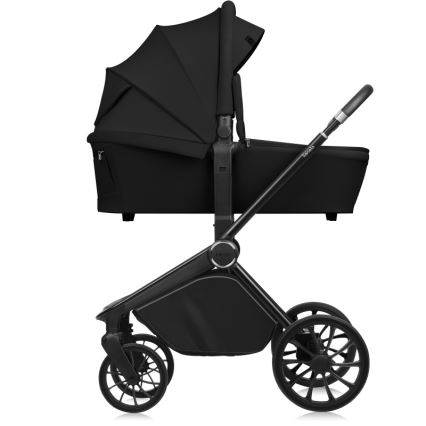 Lionelo - Комбінована коляска 2 в 1 MIKA PLUS Black Onyx
