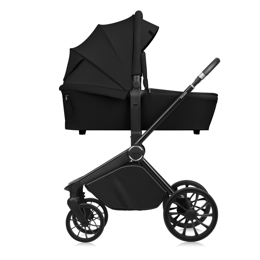 Lionelo - Комбінована коляска 2 в 1 MIKA PLUS Black Onyx