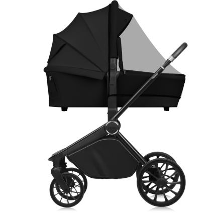 Lionelo - Комбінована коляска 2 в 1 MIKA PLUS Black Onyx